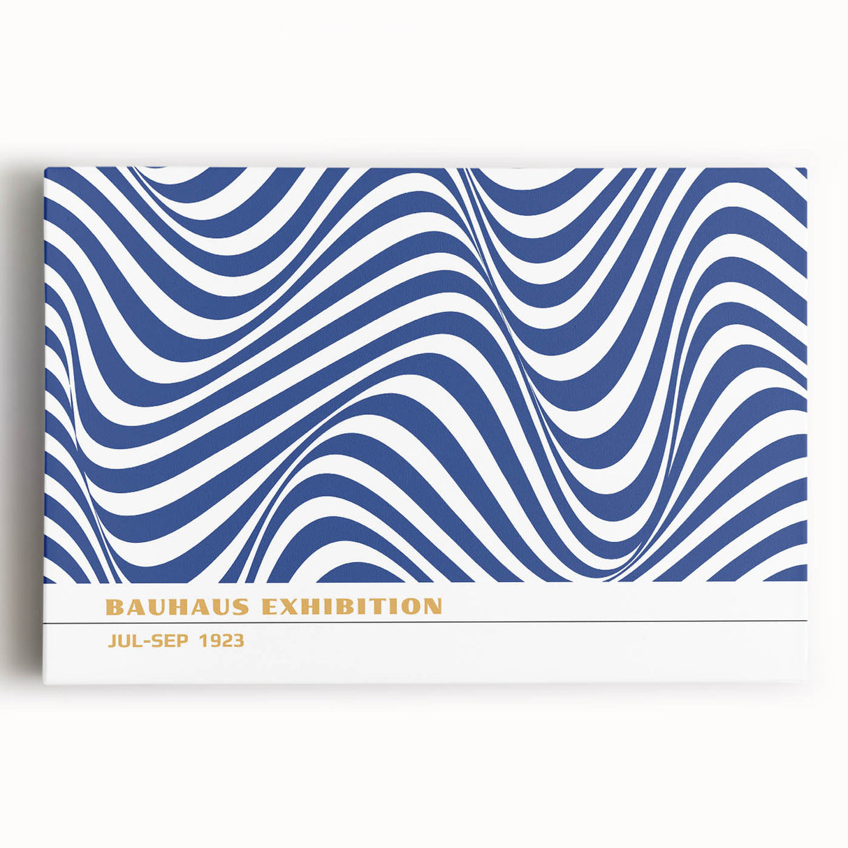 Bohemian Wall Art | Blue & White Eclectic Boho Decor Canvas Print