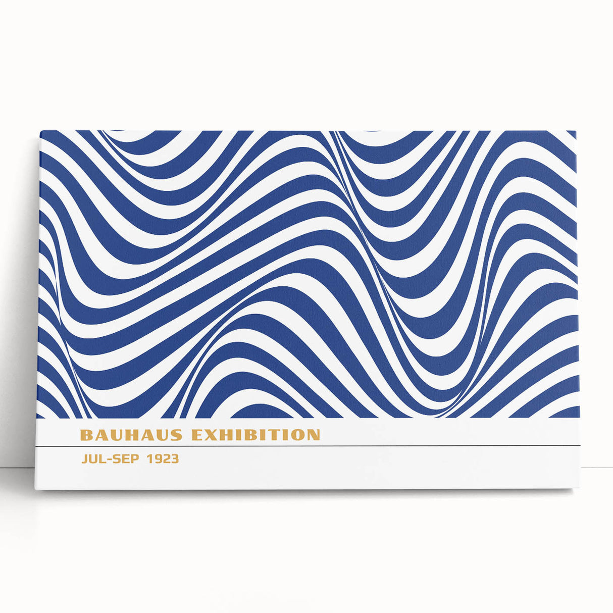 Bohemian Wall Art | Blue & White Eclectic Boho Decor Canvas Print
