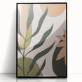 Eclectic Bohemian Wall Art | Boho Decor Canvas | Artistic Plant Print