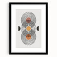 Eclectic Bohemian Wall Art | Boho Chic Abstract Canvas | Geometric Design