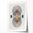 Eclectic Bohemian Wall Art | Boho Chic Abstract Canvas | Geometric Design