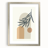 Boho Minimalist Wall Art | Eclectic Boho Decor Canvas | Nature Design