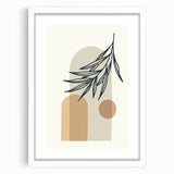 Boho Minimalist Wall Art | Eclectic Boho Decor Canvas | Nature Design