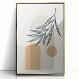 Boho Minimalist Wall Art | Eclectic Boho Decor Canvas | Nature Design