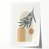 Boho Minimalist Wall Art | Eclectic Boho Decor Canvas | Nature Design