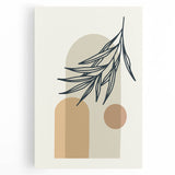 Boho Minimalist Wall Art | Eclectic Boho Decor Canvas | Nature Design