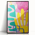 Eclectic Boho Wall Art | Boho Chic Colorful Canvas | Vibrant Design