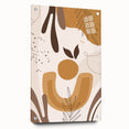 Boho Chic Abstract Leaf Art | Eclectic Bohemian Wall Art | Neutral Tones