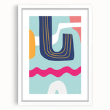 Boho Chic Abstract Art | Eclectic Bohemian Wall Art | Bold Design
