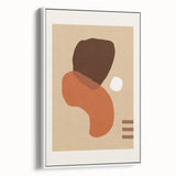 Boho Abstract Wall Art | Eclectic Bohemian Canvas | Earthy Tones Design