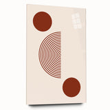Minimalist Boho Wall Art | Eclectic Bohemian Canvas | Geometric Design