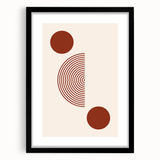 Minimalist Boho Wall Art | Eclectic Bohemian Canvas | Geometric Design