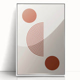 Minimalist Boho Wall Art | Eclectic Bohemian Canvas | Geometric Design
