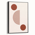 Minimalist Boho Wall Art | Eclectic Bohemian Canvas | Geometric Design
