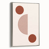 Minimalist Boho Wall Art | Eclectic Bohemian Canvas | Geometric Design