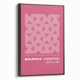 Bohemian Wall Art | Bauhaus 1923 Pink Geometric Boho Chic Print
