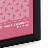 Bohemian Wall Art | Bauhaus 1923 Pink Geometric Boho Chic Print