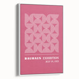 Bohemian Wall Art | Bauhaus 1923 Pink Geometric Boho Chic Print