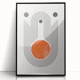 Boho Geometric Wall Art | Bold Abstract Canvas | Modern Minimalist Design