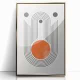 Boho Geometric Wall Art | Bold Abstract Canvas | Modern Minimalist Design