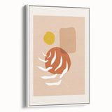 Boho Abstract Wall Art | Earthy Tones Canvas | Modern Geometric Design