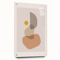 Boho Abstract Wall Art | Neutral Tones Geometric Canvas | Modern Design