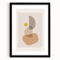 Boho Abstract Wall Art | Neutral Tones Geometric Canvas | Modern Design