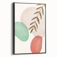 Boho Nature Wall Art | Soft Geometric Canvas | Modern Organic Design