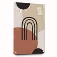 Boho Geometric Wall Art | Bold Neutral Canvas | Abstract Arch Design