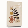 Abstract Boho Wall Art | Earthy Tone Canvas | Geometric Nature Design