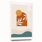 Bohemian Wall Art - Sunset-Inspired Boho Decor Canvas for Serene Spaces