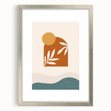 Bohemian Wall Art - Sunset-Inspired Boho Decor Canvas for Serene Spaces