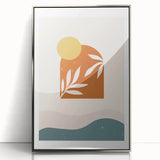Bohemian Wall Art - Sunset-Inspired Boho Decor Canvas for Serene Spaces