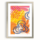 Boho Chic Wall Art - Vibrant Eclectic Bohemian Canvas for Bold Spaces
