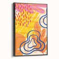 Boho Chic Wall Art - Vibrant Eclectic Bohemian Canvas for Bold Spaces