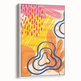 Boho Chic Wall Art - Vibrant Eclectic Bohemian Canvas for Bold Spaces