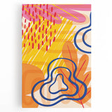 Boho Chic Wall Art - Vibrant Eclectic Bohemian Canvas for Bold Spaces