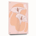 Bohemian Wall Art - Soft Floral Boho Decor Canvas for Serene Spaces
