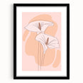 Bohemian Wall Art - Soft Floral Boho Decor Canvas for Serene Spaces
