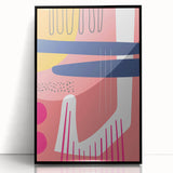 Bohemian Wall Art - Bold Eclectic Boho Decor Canvas for Vibrant Spaces