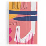 Bohemian Wall Art - Bold Eclectic Boho Decor Canvas for Vibrant Spaces