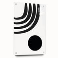 Bohemian Wall Art - Modern Monochrome Boho Decor Canvas for Minimal Spaces