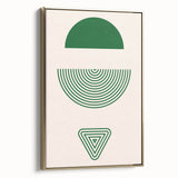 Bohemian Wall Art | Artistic Boho Decor Canvas | Eclectic Green Print