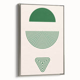 Bohemian Wall Art | Artistic Boho Decor Canvas | Eclectic Green Print