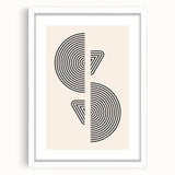 Bohemian Wall Art | Eclectic Boho Chic Decor | Minimalist Black Print