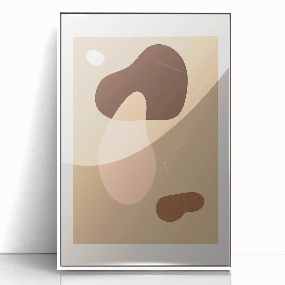 Bohemian Wall Art | Eclectic Boho Decor Canvas | Organic Abstract Style