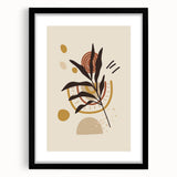 Bohemian Wall Art | Eclectic Boho Decor Canvas | Abstract Nature-Inspired Design