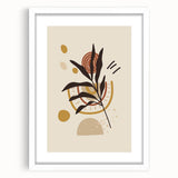 Bohemian Wall Art | Eclectic Boho Decor Canvas | Abstract Nature-Inspired Design