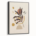 Bohemian Wall Art | Eclectic Boho Decor Canvas | Abstract Nature-Inspired Design