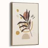 Bohemian Wall Art | Eclectic Boho Decor Canvas | Abstract Nature-Inspired Design